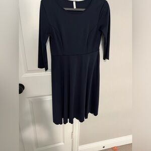 Pink blush maternity scalloped maternity dress